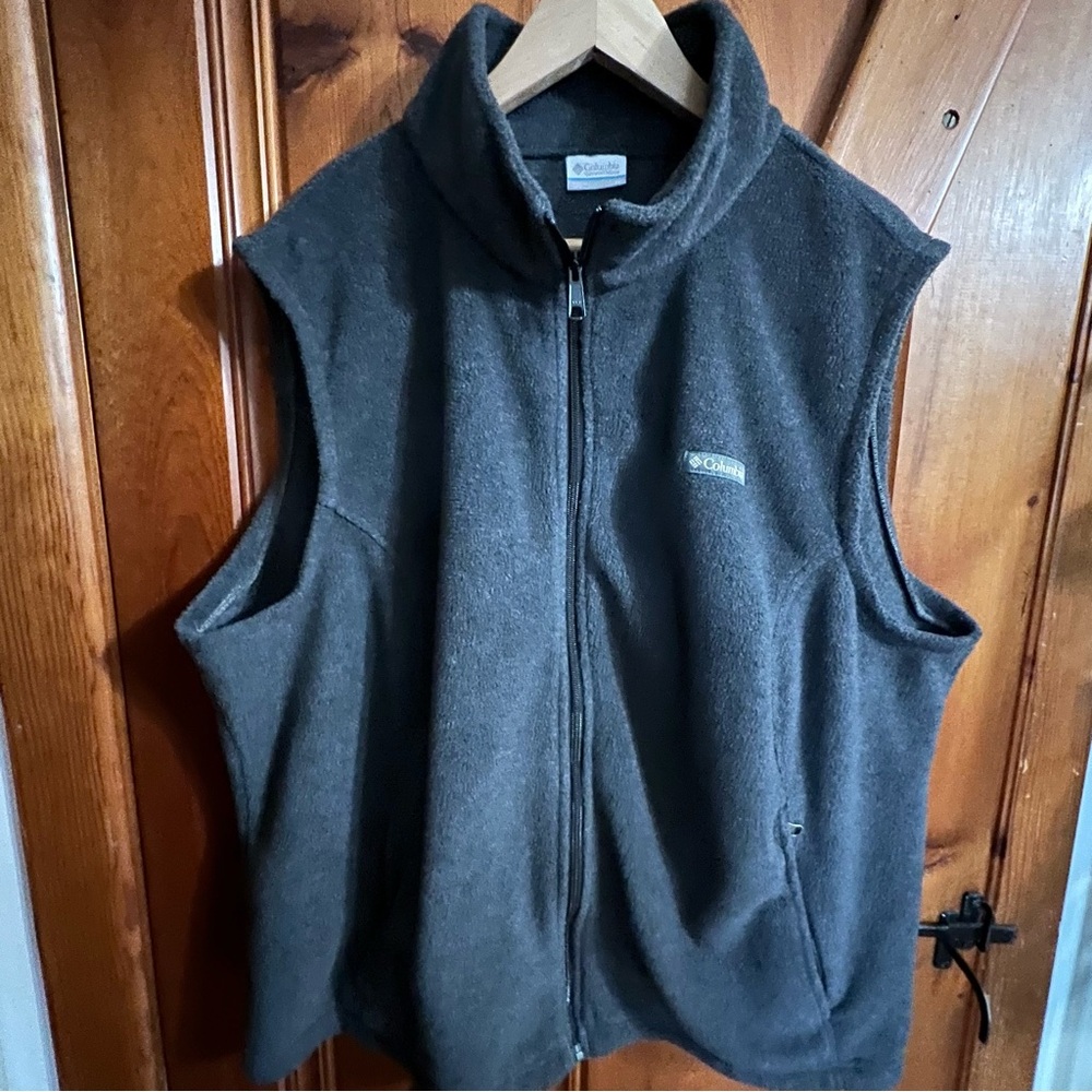 Columbia Gray Fleece Vest